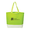 TO9399-HENNEPIN LAMINATED TOTE-Lime Green (Clearance Minimum 130 Units)